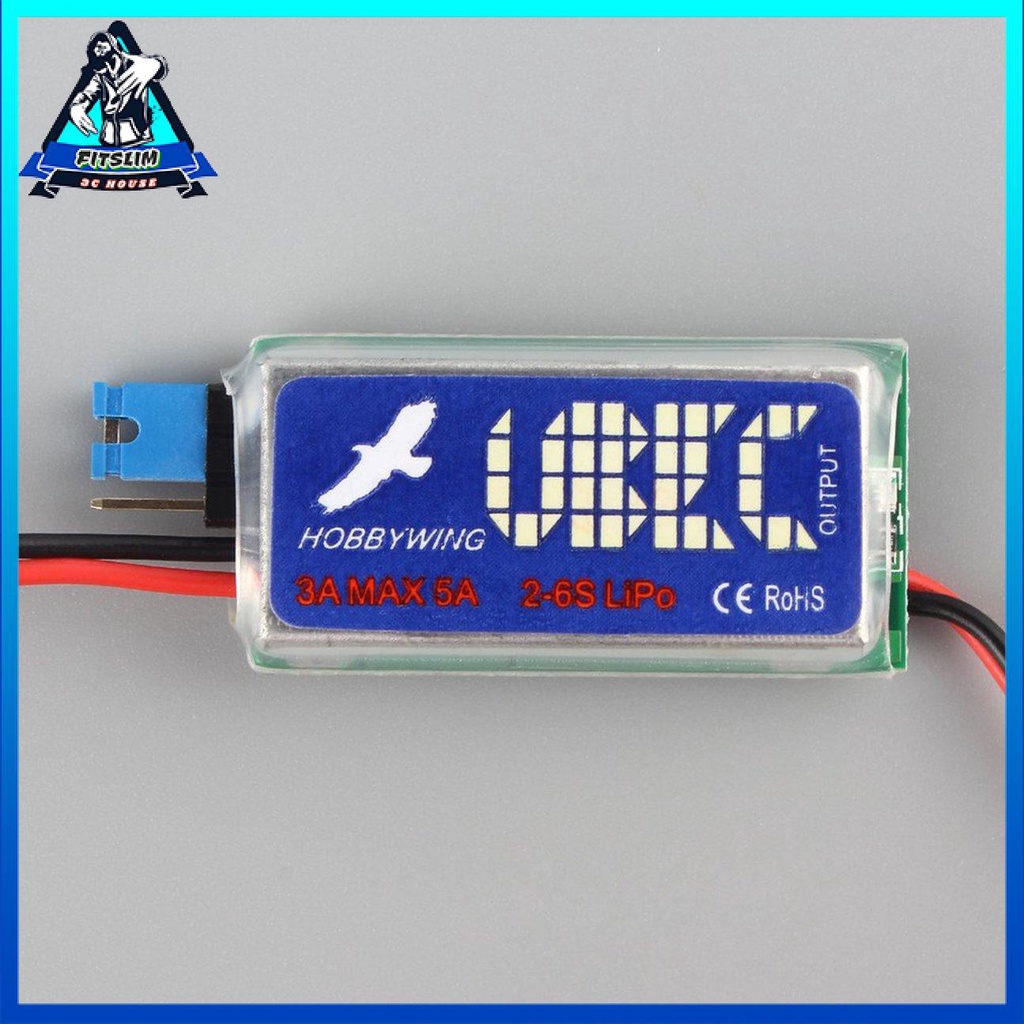 5V / 6V UBEC 3A Bộ điều chỉnh chuyển mạch chống nhiễu đầy đủ che chắn tiếng ồn RF thấp nhất