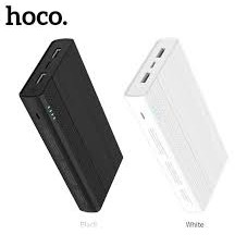 Pin Dự Phòng Hoco J33A 20000 mAh - Kèm Dây Cáp Sạc iPhone / Micro usb 2 in 1 ✓  Bảo hành Toàn quốc