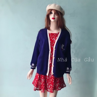 Khoác Cardigan len mịn đẹp Hàn Quốc ( Ảnh thật)