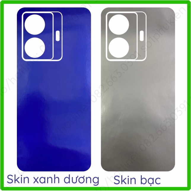 Miếng dán mặt lưng kèm cam skin carbon Vivo T1 5G (Snapdragon 778G)