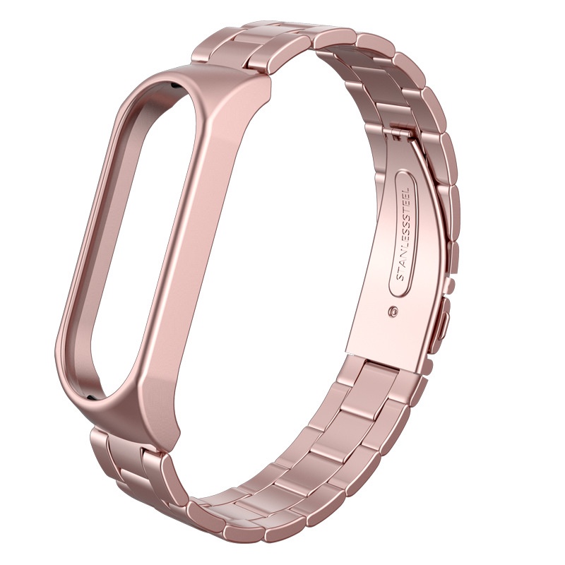 Dây Đeo Inox Cho Đồng Hồ Thông Minh Xiaomi Mi Band 7 6 / 5 / 4 / 3