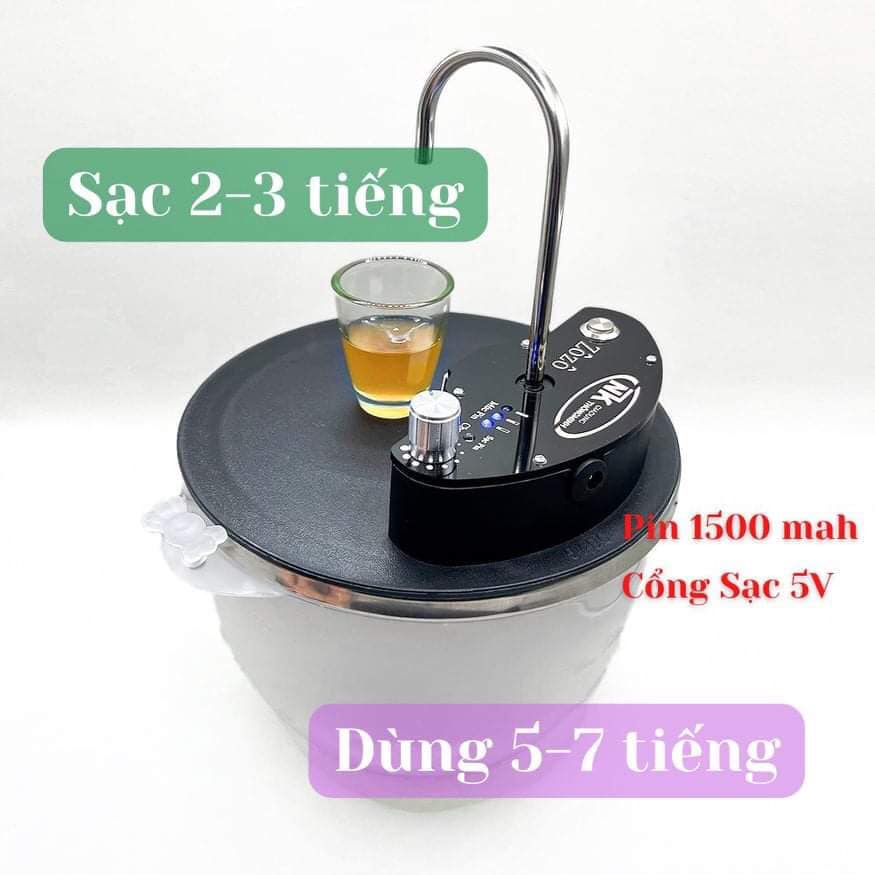 Máy Rót Rượu Tự Động, Cảm Ứng Thông Minh Hàng Có Đèn Báo Pin Mẫu Mới Nhất