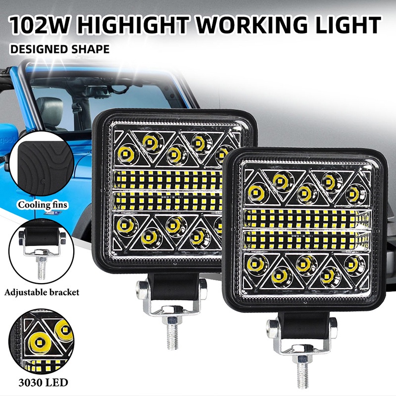 Đèn làm việc Kevanly cho xe hơi 12-24v 102W