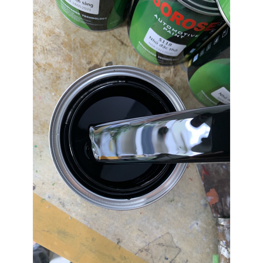 Sơn màu đen tự bóng SOROSE  S216 2K 1 Lít