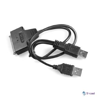 Usb 2.0 to sata 7+15 pin 22pin adapter cable for 2.5 inch sata hard drive