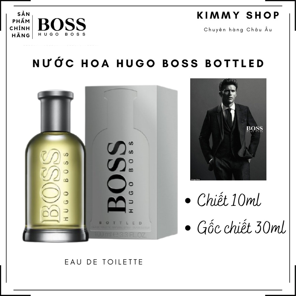Nước hoa nam Hugo Boss Bottled chiết 10ml [Chuẩn Auth]