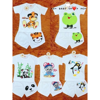 Combo 5 bộ bé trai, bé gái. size 3-14kg