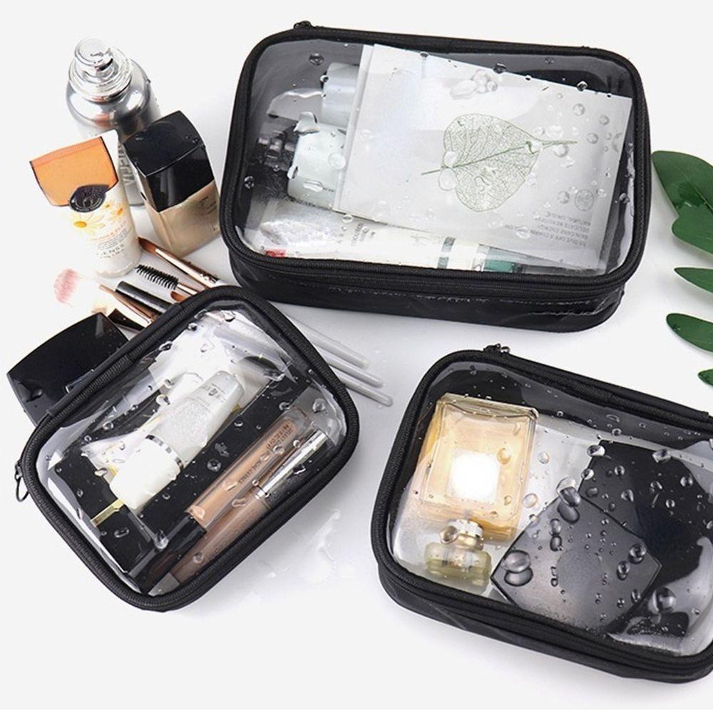Túi Đựng Mỹ Phẩm Bằng TPU Trong Suốt Lấp Lánh Tiện Dụng Cho Nữ