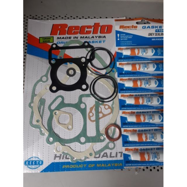 Full trọn bộ ron máy sirius xăng cơ recto 👉 tặng keo dán ron