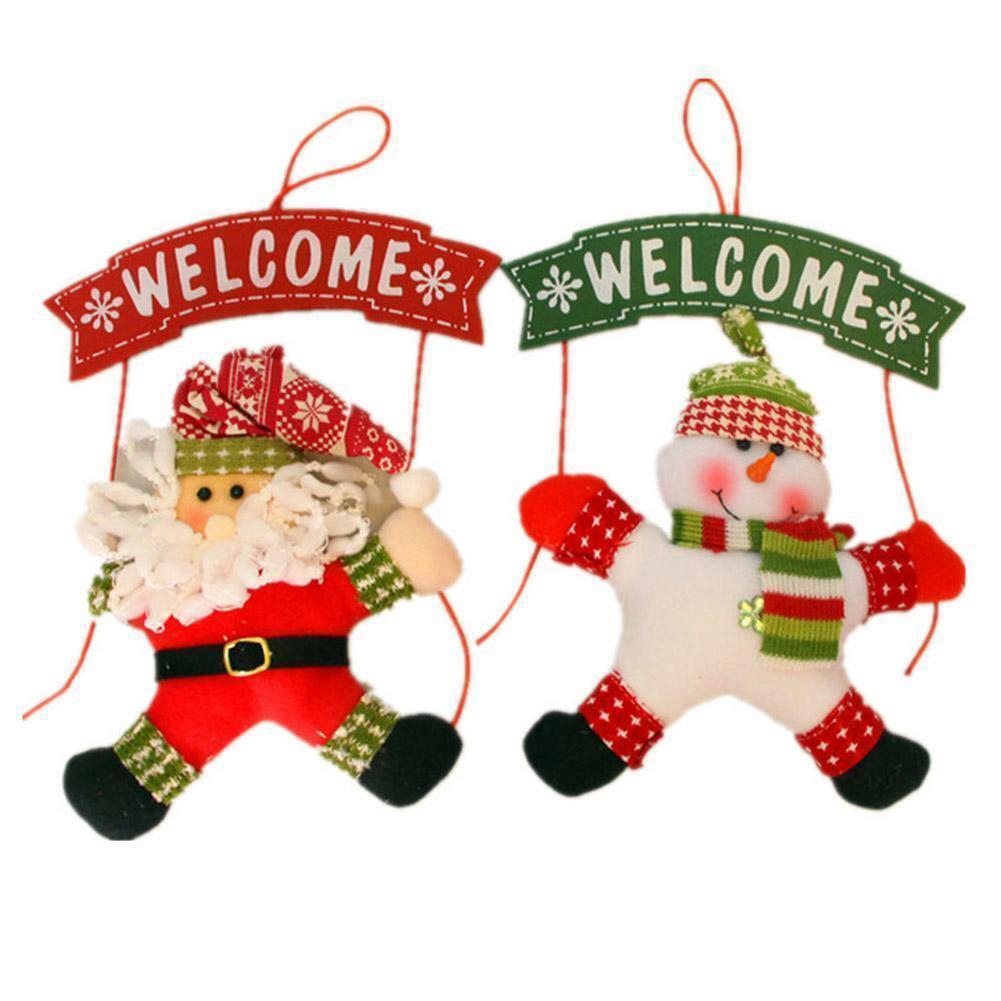 Phụ kiện treo cửa đi hình ông già Noel dễ thương dùng trang trí giáng sinh
