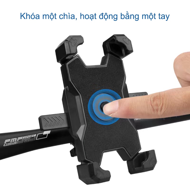 Giá đỡ điện thoại xe máy giá đỡ điện thoại đa năng xe máy phổ thông giá đỡ điện thoại xe đạp Giá đỡ điện thoại di động xoay 360 độ có thể thu vào