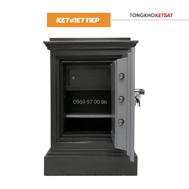 Két Sắt Tài Lộc Việt Tiệp K405-KC Nặng 100Kg Khóa Cơ Phong Thủy Chống Cháy (Miễn Phí Giao Hàng)