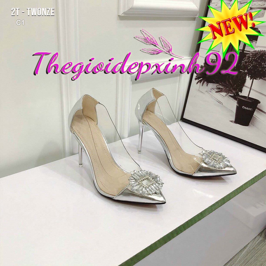 SANDAL CAO GÓT CÔNG CHÚA KHÓA TRÒN TRONG SUỐT 9 PHÂN ODER 3 NGÀY