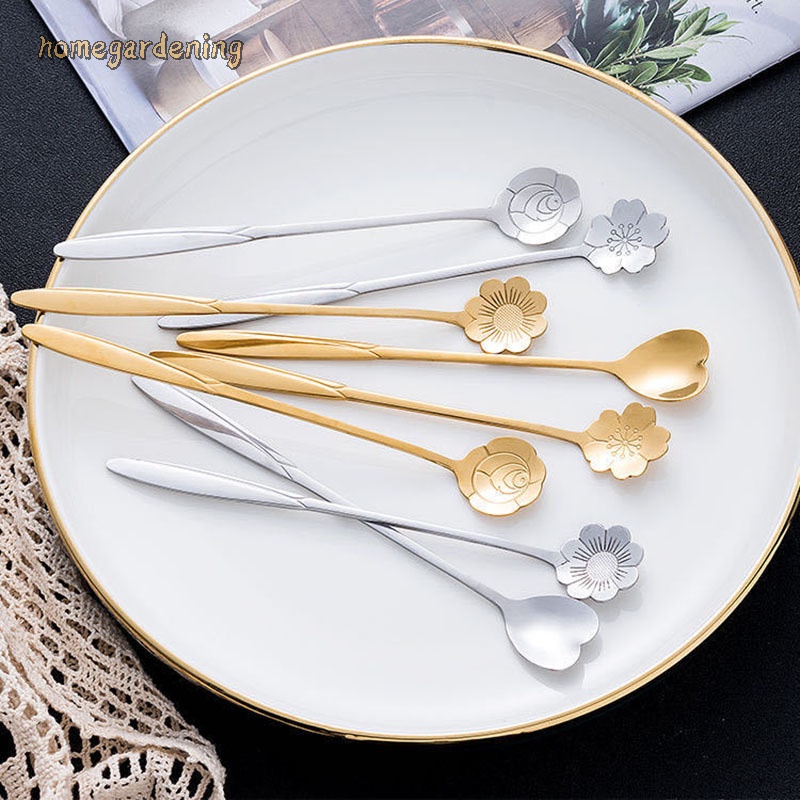 Thìa cà phê bằng thép không gỉ hình trái tim