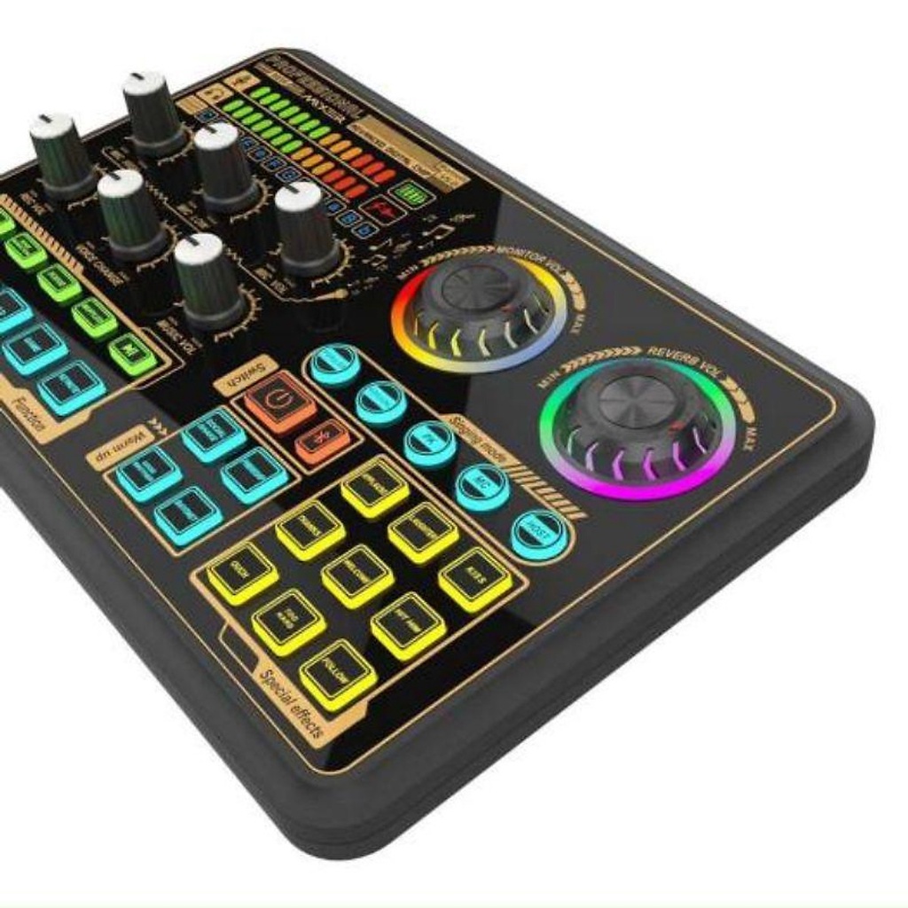 Sound Card K600 Tích Hợp Chip Kỹ Thuật Số DSP Lõi Kép Có Thể Chuyển Đổi Nhiều Chế Độ,Hỗ Trợ Micro Kép,Tai Nghe Kép.Sound