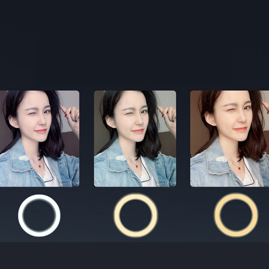 Đèn Livestream Bán Hàng 26cm 30cm 33cm 36cm Đèn Để Bàn Chuyên Dụng 3 Chế Độ Cao Cấp Hỗ Trợ Chụp Ảnh Quay Clip