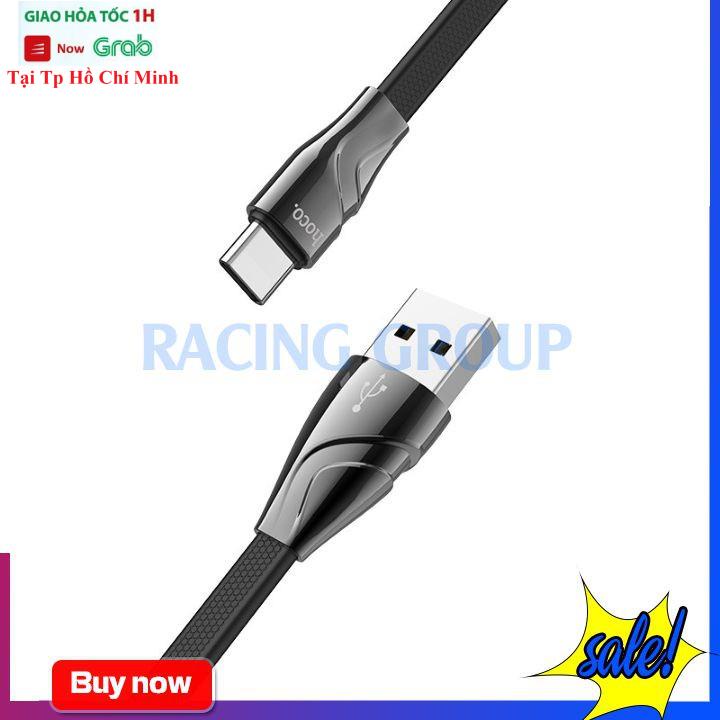 [Dài 1.2m] Cáp Sạc Nhanh Hoco U57 Nhựa TPE Rất Bền - MicroUSB/TypeC - Bảo Hành 12 Tháng