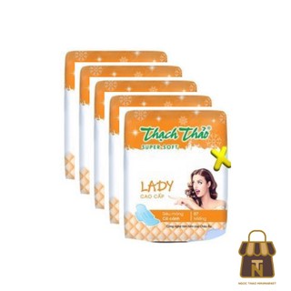 [Chính Hãng] Set 10 Gói Băng Vệ Sinh Thạch Thảo Super Soft (vàng) 7 miếng có cánh