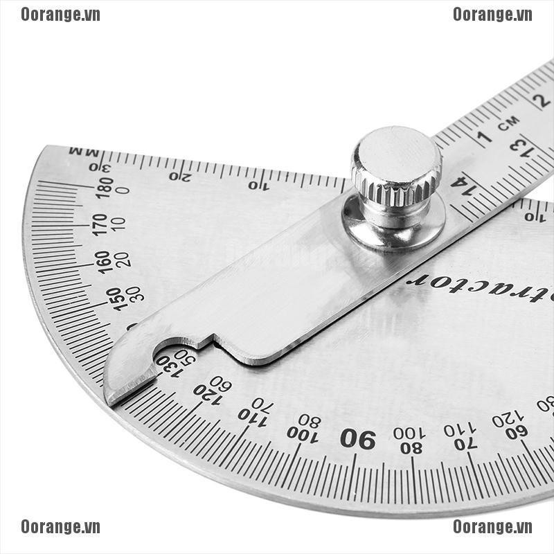Thước đo góc đa năng 15cm 180 độ bằng thép không gỉ chất lượng cao
