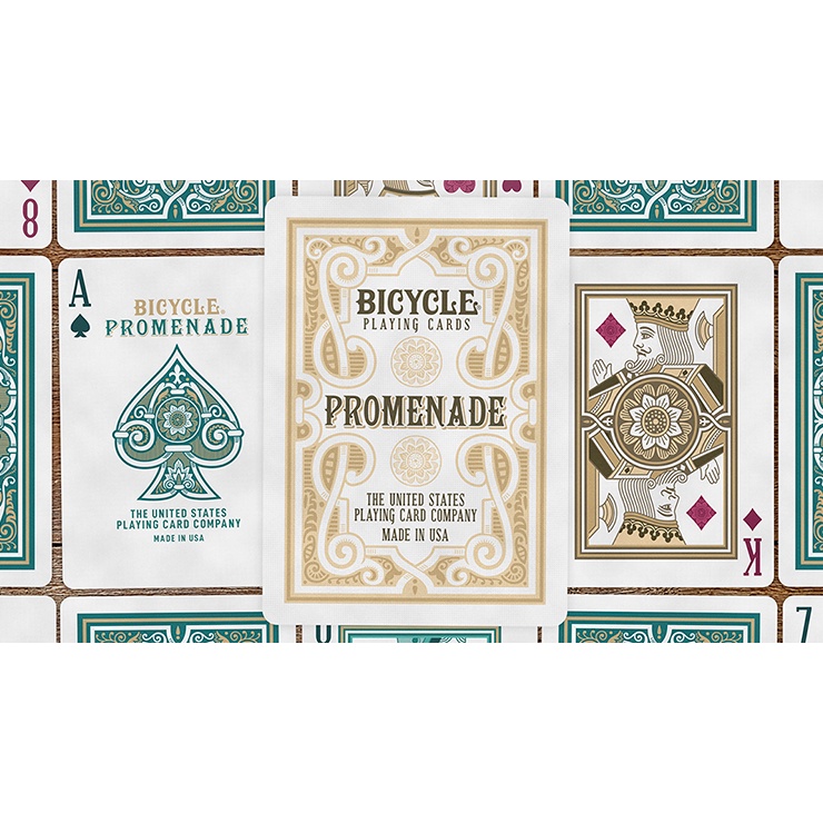 Bài tây, bài ảo thuật Bicycle Promenade Playing Cards by US Playing Card - Hàng chính hãng [Hàng Mỹ]