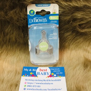   ✅Núm ty Dr Brown cổ hẹp level 1,2,3,4 (vỉ 2 chiếc)