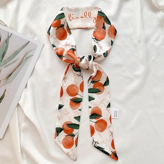 Dây lụa buộc tóc phong cách vintage, dây Twilly