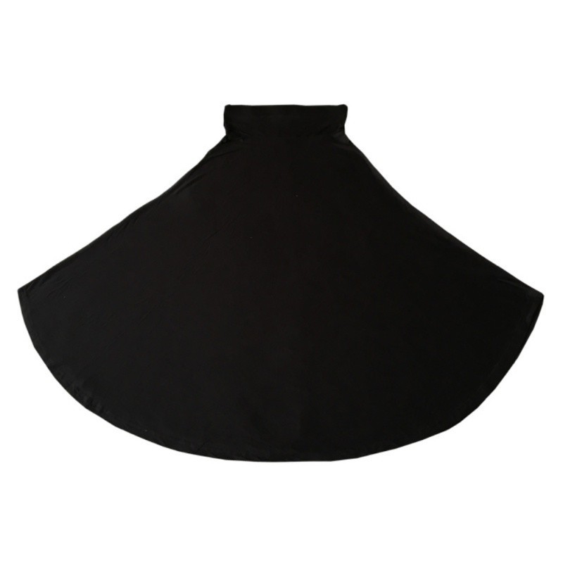 Chân Váy Maxi Cotton Dáng Dài Lưng Cao Màu Trơn