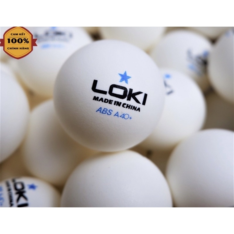 Quả Bóng Bàn Luyện Tập Loki Cao Cấp 120 quả, Bóng Cứng và Tròn Đều