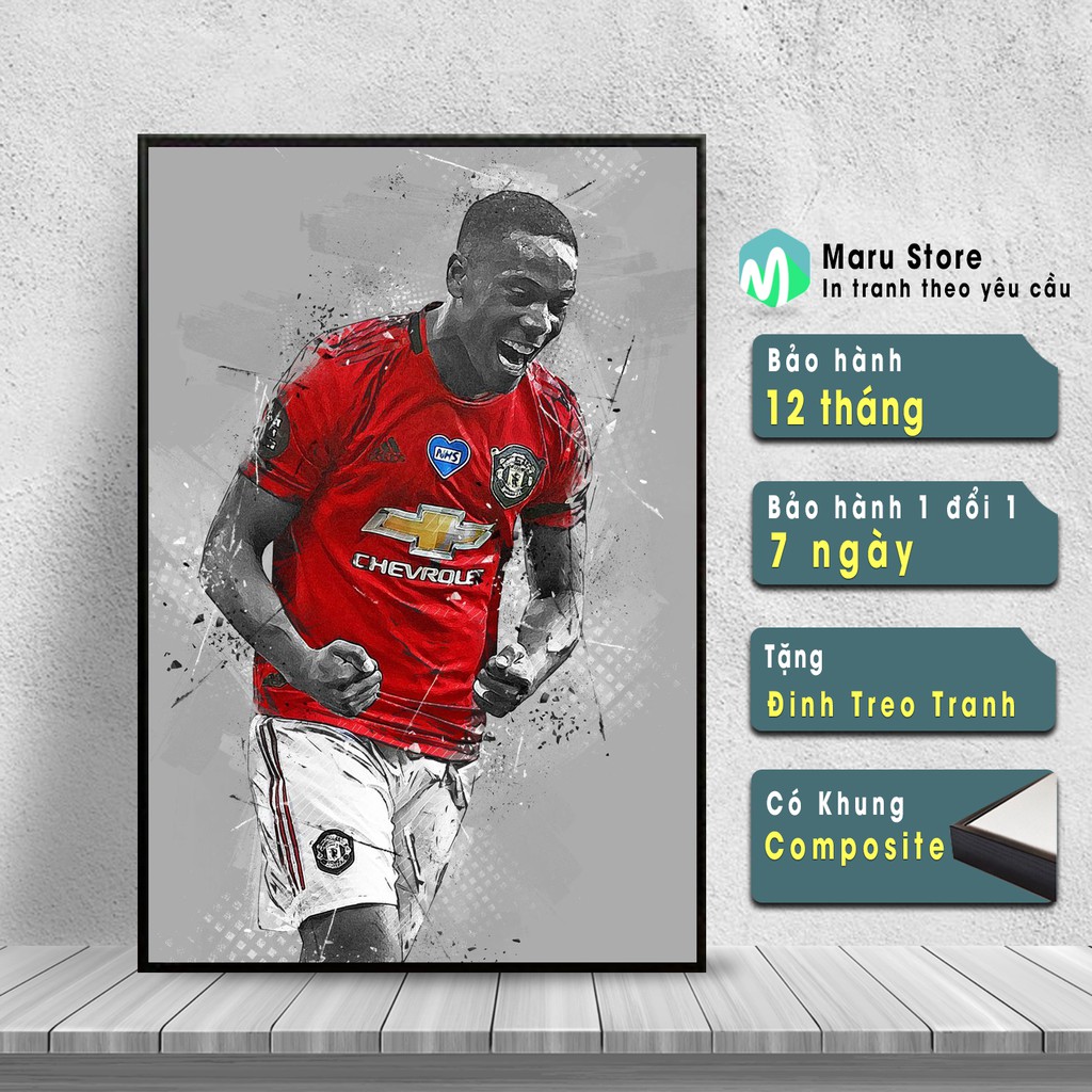 Tranh Cầu Thủ Bóng Đá Martial của Manchester United, Trang Trí Góc Đam Mê