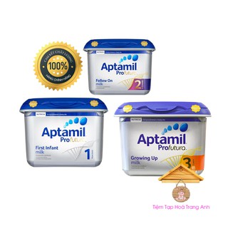 Sữa aptamil bạc anh số 1-2-3 800g cho bé.