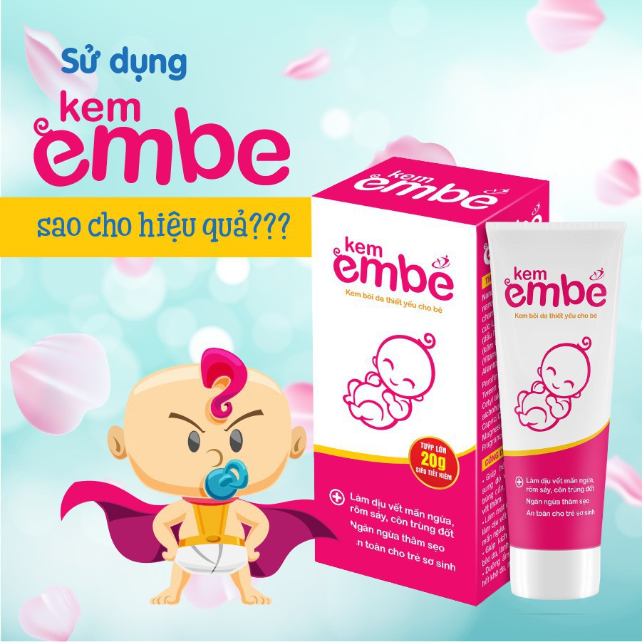 [Chính Hãng] Kem Em Bé - Trị rôm sảy, mẩn ngứa cho bé