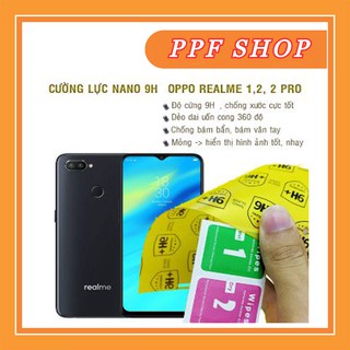 Kính cường lực dẻo nano 9H Oppo Realme 1, 2, 2 Pro