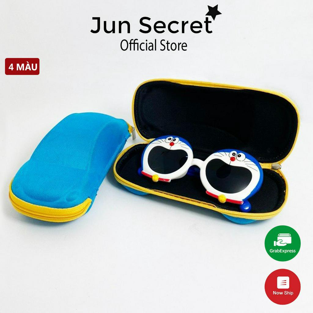 Hộp đựng mắt kính Jun Secret kiểu dáng xe ô tô nhiều màu ngộ nghĩnh dành cho bé yêu