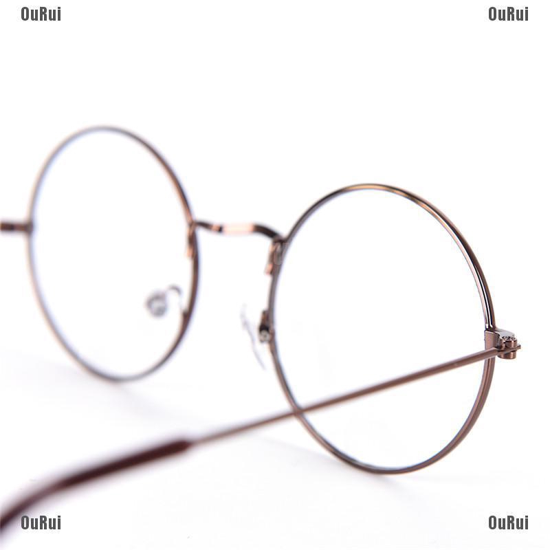 Mắt Kính Gọng Tròn Bằng Kim Loại Sang Trọng Cho Cả Nam Và Nữ