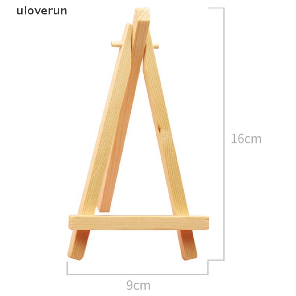 Giá Đỡ Ba Chân Mini Bằng Gỗ Và Vải Bạt Dùng Trưng Bày Tranh Vẽ