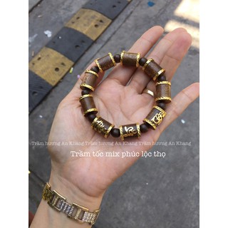 Vòng tay mix vàng mạ 24k