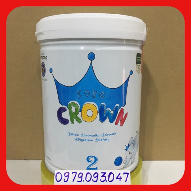 Sữa bột koko Crown 2 - 800g ( nhập khẩu) date 2 2023 thumbnail