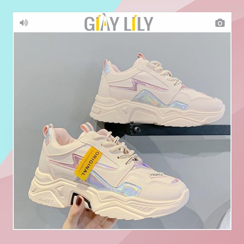 Giày Thể Thao Màu Trắng Thoáng Khí Năng Động Thời Trang Cho Nữ