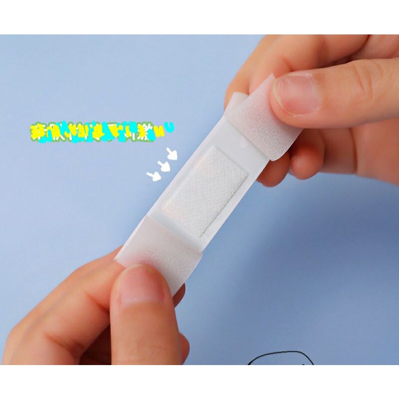 Băng keo cá nhân urgo hoạt hình cute, băng dán họa tiết Hàn Quốc hộp 20 miếng ơ gâu ít thấm nước