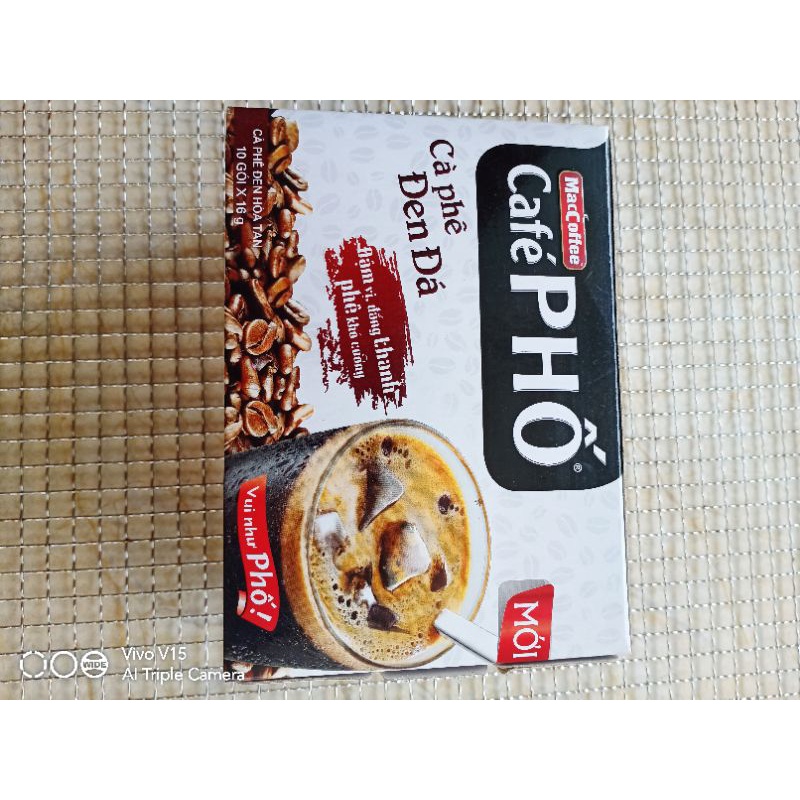 Hộp cafe Phố Đen Đá hoà tan 10 gói | BigBuy360 - bigbuy360.vn