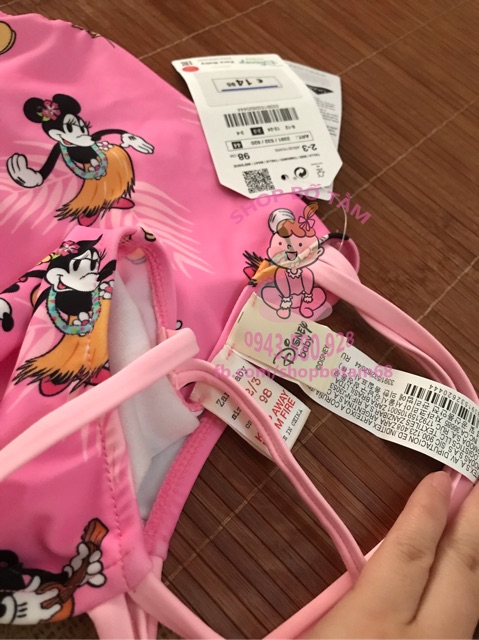 [ZARA AUTH] Áo bơi Zara hoạ tiết Mickey