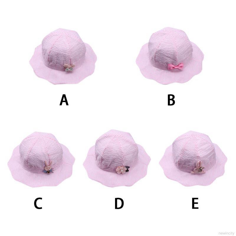 Mũ tai bèo kẻ sọc dễ thương cho bé gái