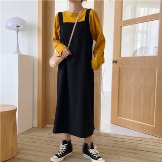 [ORDER] - Váy yếm trơn dáng suông dài 😍🤤