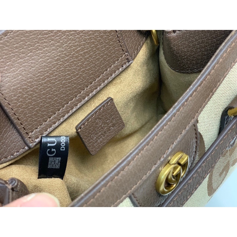Túi xách nữ Gucci GC Diana Mini size 20 da thật cao cấp logo bản to tay cầm gỗ cao cấp
