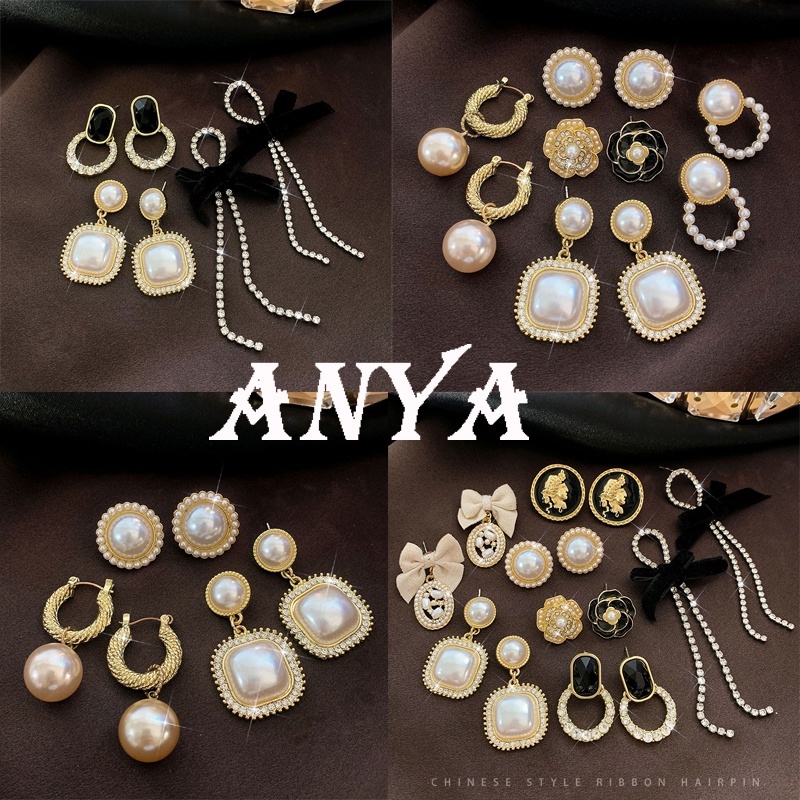 Khuyên Tai Dáng Dài Đính Ngọc Trai Nhân Tạo Thời Trang 2023