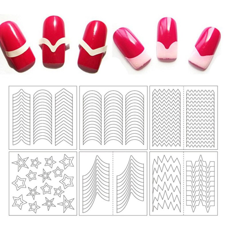 Set 24 Hình Dán 3D Dùng Trang Trí Móng Tay Nghệ Thuật