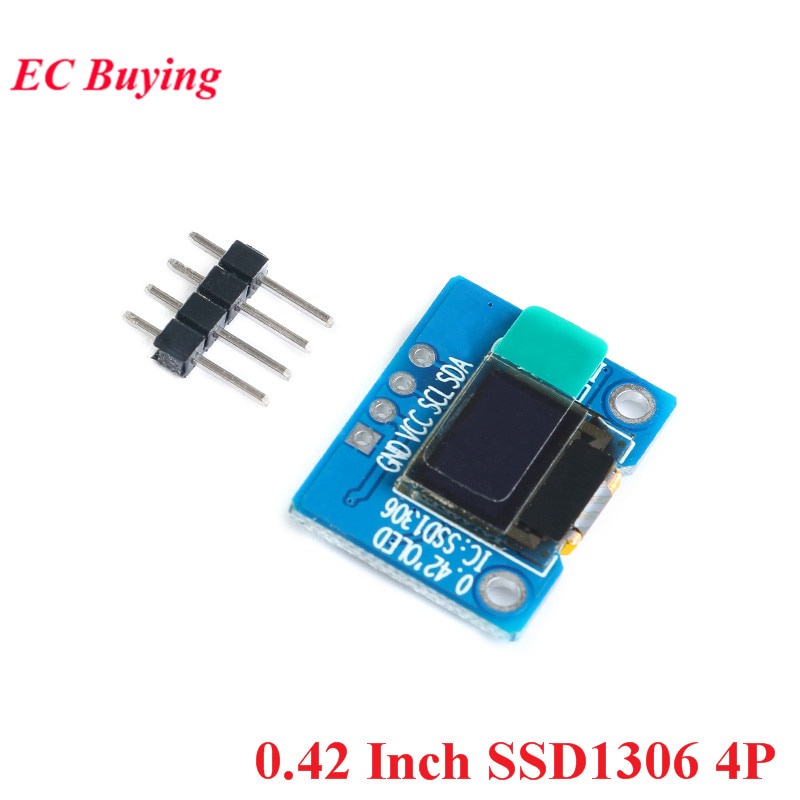 Mô Đun Màn Hình Lcd 0.42 Inch I2C Iic / Spi Ssd1306 72x40 0.42 "