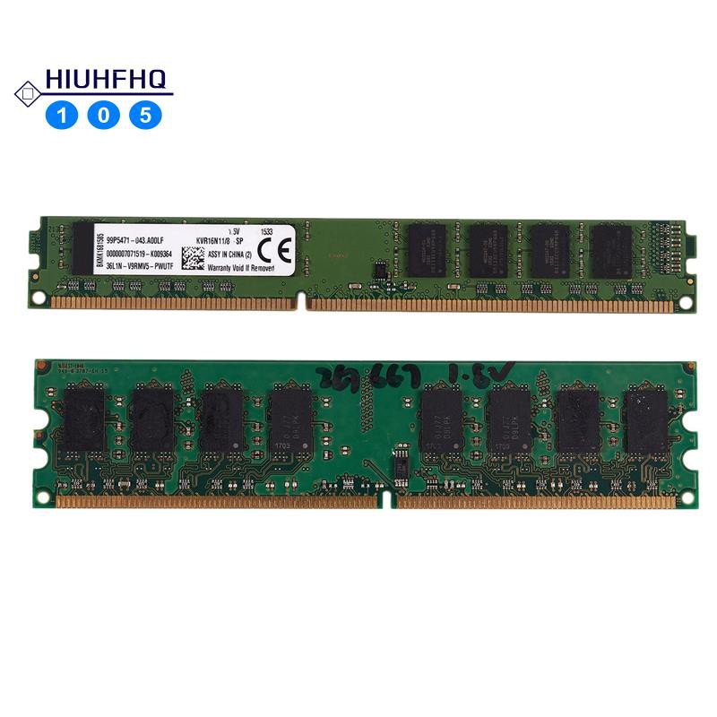 2 Pcs DDR3 Ram Desktop PC Memory 240 Pins System High Compatible for Intel, 2GB & 8GB