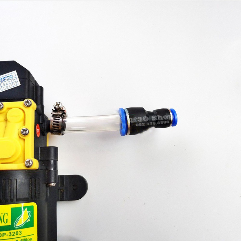 Đầu Nối Từ Bơm Mini Đơn Ra Ống Hơi 8mm - Bơm Phun Sương