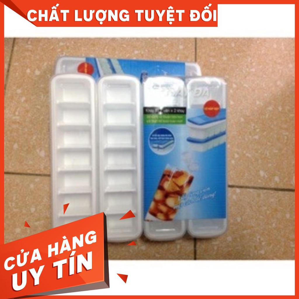 (Thanh lý kho giá sỉ) Khay đá có nắp đậy dùng đựng đồ ăn dặm cho bé